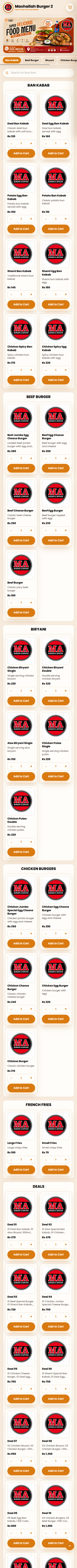 MA Burger portfolio preview